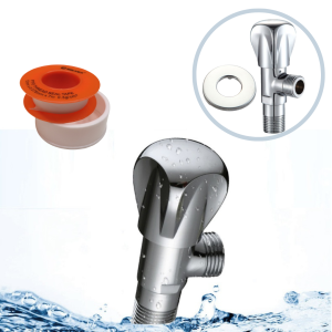 Stop Kran Babet Crome Single 1/2 inch Stop Kran Cabang Shower Kamar Mandi 1/2 inch Babet Crome - High Quality