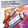 Jovitech USB Type C to HDMI Converter Kabel Adapter Kabel Type C to HDMI 4K UHD Converter Hp ke TV PD 100W Fast Charging - DC31. 
