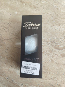 Bóng golf Titleist Pro V1 và Pro V1X chính hãng 100% golf balls mẫu mới 2025 ( Hộp nhỏ 3 quả )