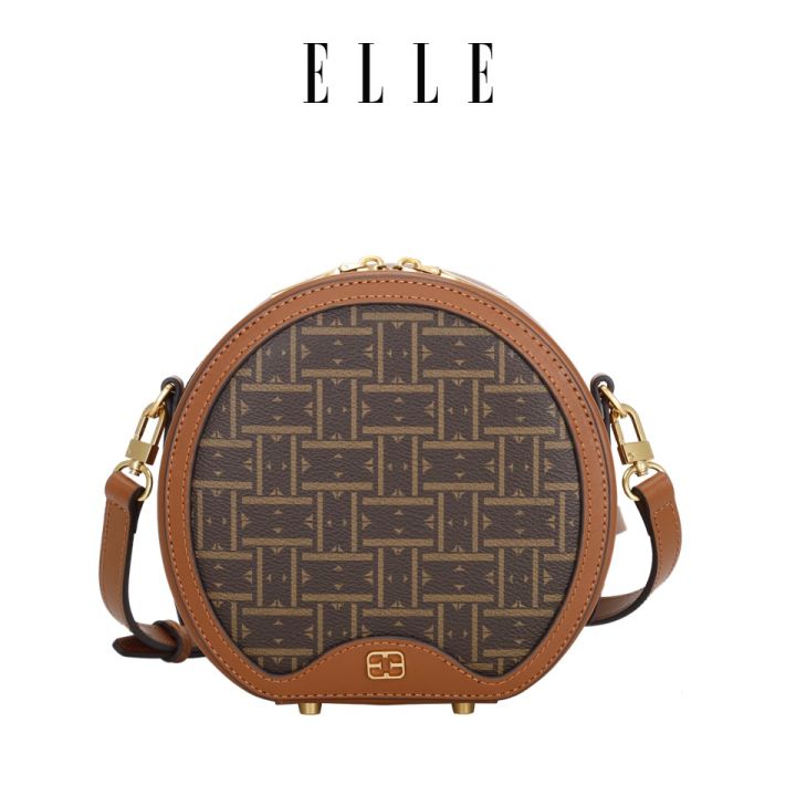 Elle Boutique Elle Handbag Lazada ELLE MONOGRAM ROUND BAG BRW LEA