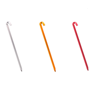 เสาเต็นท์แคมปิ้งยาวอะลูมินัมอัลลอยกันสาดเสาแหลมเต๊นท์สำหรับงานหนักกันลมหมุดพื้นเต็นท์ยาว