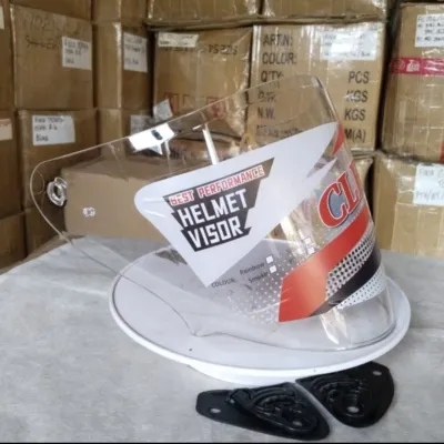Visor Helm Kyt Kyoto Ink Dinamic Dyr Osaka Plus Ratchet Warna putih