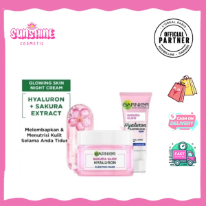 Garnier Sakura Glow Night Cream 20ml/50ml