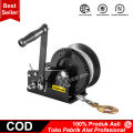 Hand Winch 1100KG Katrol Tangan Manual 2500LBS Kapal Boat Sling Baja Hand Hoist Pulley. 