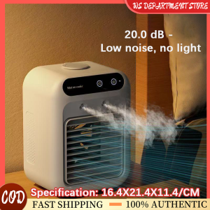 Cute mini air conditioner fan for students desktop cooling fan portable air conditioner for dormitory summer use.