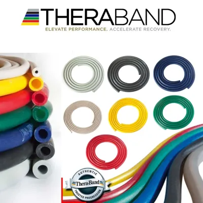 TheraBand Resistance Exercise Tubing 1.5m for Upper and Lower Body Exercise Rehabilitation and Conditioning