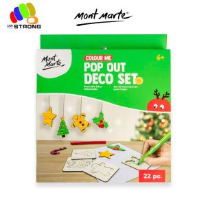Mont Marte Colour Me Pop Out Deco Set 22pc - Christmas