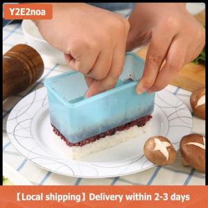 【Local shipping】 No Stick Musubi Maker Press With Small Rice Paddle Sushi Making Kit Onigiri Mold Luncheon Meat Press Hawaiian Musubi Maker Mold