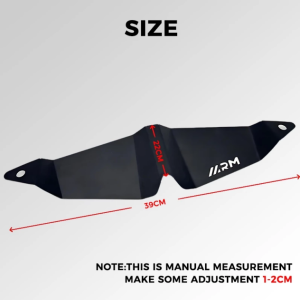 Aerox BOTTOM WINGLET Motorcycle Full Alloy Mild Steel Easy Installation