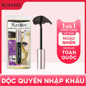 Mascara Nâng Cao Siêu Bền Trong 30h Giúp Nâng Cong Và Làm Dày Rậm Mi Tối Đa Kissme Heroine Make Volume Up Mascara Super Wp N 6G ( Màu Đen Tuyền #01)