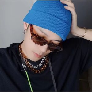 TJS Kacamata Hitam Cewek Murah INS Fashion Kacamata Hitam Retro Gaya Sunglasses Women Frame Kotak Fashion Retro Vintage Sunglasses Korean KC027