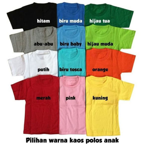 baju kaos anak