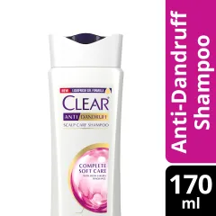 CLEAR Anti Dandruff Shampoo Complete Soft Care Pink 13 mL 6x