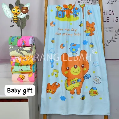 Handuk Bayi Premium / Mandi Lembut Microfiber 50 CM x 100 CM / Handuk Anak / Handuk Baby Motif Color Tebal dan Lembut / Daya Serap Tinggi Murah / Perlengkapan Bayi / Handuk Bayi Sarang Lebah