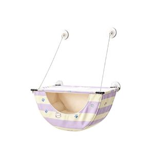 FOUNDTWO Chịu tải nặng Võng cho mèo Có thể tháo rời Cốc hút chân không Cầu treo cho mèo Dễ dàng cài đặt Làm dày Kệ treo trên cao cho mèo Trang chủ