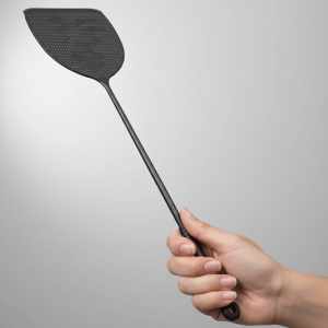 MINIFELE 262 Large Size Fly Swatter Plastic Extra Long Mosquito Swatter Creative Extra Thick Manual Swatter Home Use