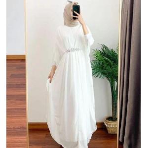 Kaftan Lebaran 2025 Hari Raya Idul Fitri Outfit Perempuan Viral Kekinian Fashion Terbaru