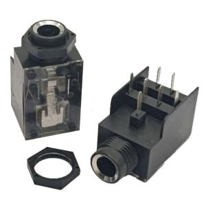 Universal 7Pin Two Channel Sound Jacks 6.35mm Female Sockets For Microphones And Amplifiers Systems