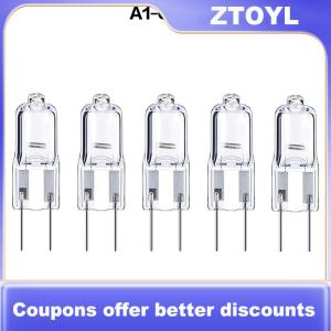 【ZTOYL】 5Pcs G6.35 12V Halogen Lamp 20W 35W 50W Bulb LED Bulbs Ecological Halogen Bulbs For Cooker Lighting Signal Lights Track Capsules