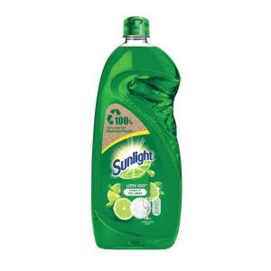Sunlight Dishwashing Liquid Refreshing Fragrance Gentle on Skin Effective Cleaning Liquid Lemon | Lime 400ml