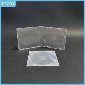 ZTOYL  1PC 8CM ReadStar Transparent PP Ultrathin Standard DVD Case 3Inch CD Package Portable CD Storage Box