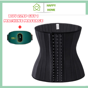 LATEX WAIST TRAINER CORSET PRO Steel Boned Latex Waist Training Corset Cincher Premium Slimming