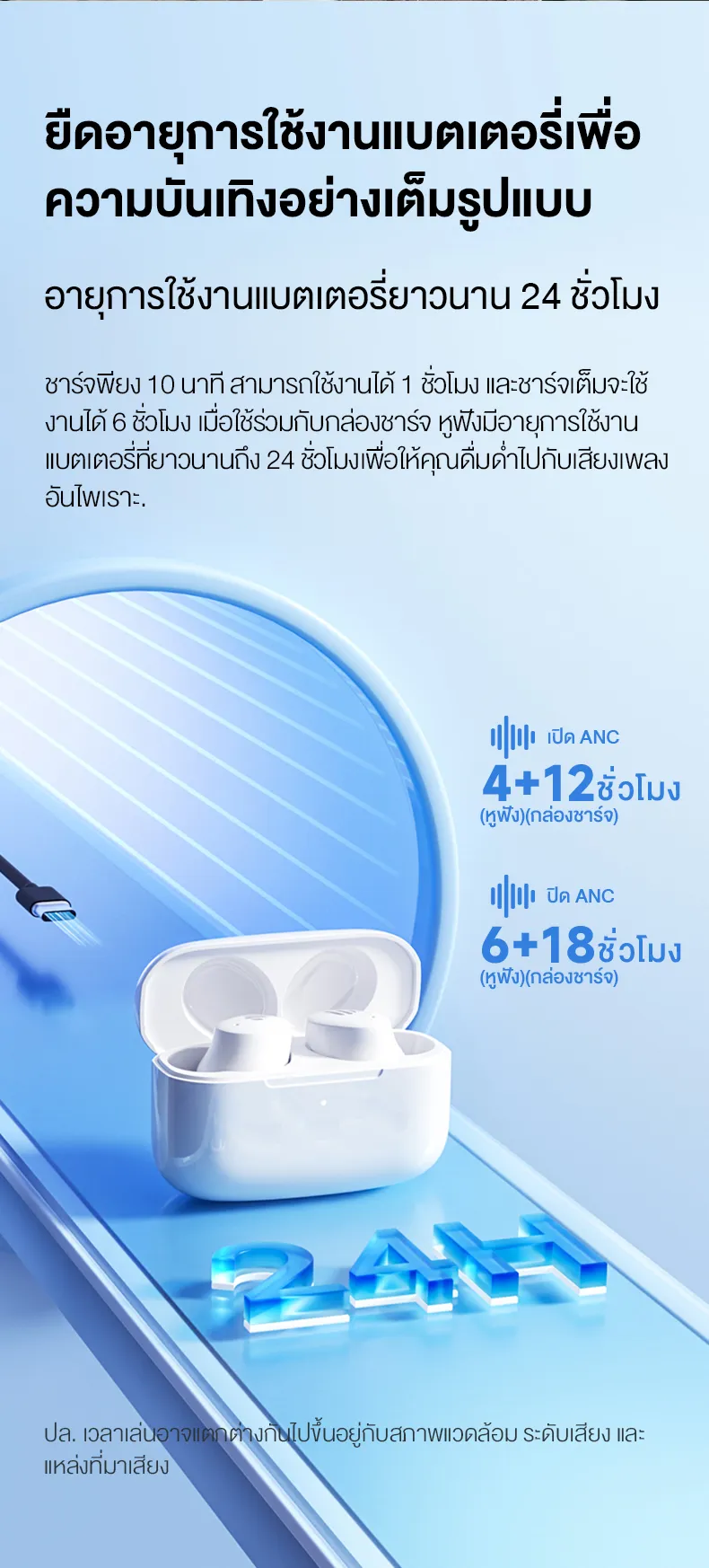 Edifier TWS1 Pro 2 TWS หูฟังบลูทูธหูฟังไร้สาย True Wireless Bluetooth 5.3 พร้อมระบบตัดเสียงรบกวน IP54 กันน้ำเวลาเล่น 26H