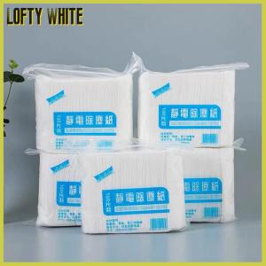 Lofty White กระดาษกำจัดฝุ่นแบบใช้แล้วทิ้งขนาด30 100ชิ้นผ้าถูพื้นแบบไฟฟ้าสถิตสำหรับใช้ในครัวเรือนอุปกรณ์ทำความสะอาดพื้นกระเบื้อง