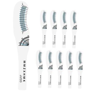 FOMIYES Eyelash Extension Ruler 5.9 Inch Lash Measuring Tool for Precise Lash Length & Curl Degree Measurement Essential for Techs and Extensions