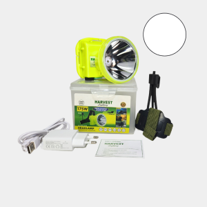 175W HEADLAMP PROFESSIONAL DIVING IP68 HARVEST LIGHTING LAMPU LED SENTER KEPALA SELAM TRAVEL IKAN