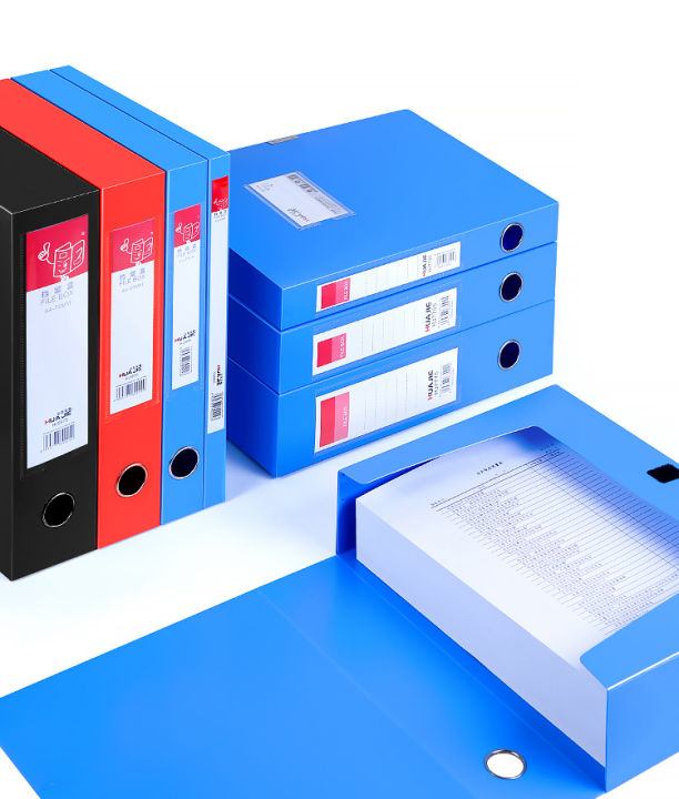 Plan Document Box Red Foldable A4 File Box,File Organizer, Document Box Plastic Archive Box ...