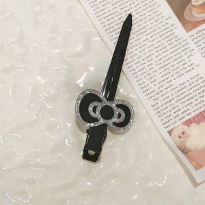 Tooyoo Cartoon Kitten Bow Hair Clip Sweet Bangs Clip High-end Makeup Duckbill Clip