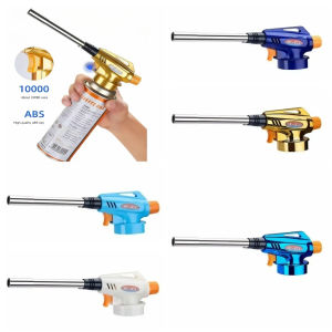 High Temperature Resistance Flamethrower Adjustable Portable Portable Flamethrower Domestic 20cm Camping Fuel Blow Torch BBQ