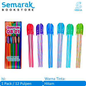 Bolpen Standard Quantum QS 01 Ballpoint Extra Fine 0.5mm (1 Pack)