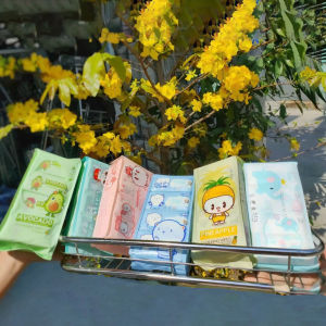 Combo bịch 8 khăn giấy ướt mini dễ thương bỏ túi tiện lợi mang theo bên mình