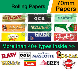 [FULL] All 70mm Rolling Papers RYO (RAW/Mascotte/Elements/OCB/Harvest/SMK/ZigZag) - Kertas Balut