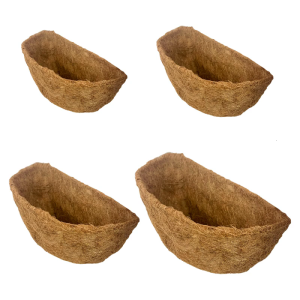 3 Pack Sustainable Coconut Fiber Planter Basket Suitable For Indoor Outdoor Use Enhances Growth And Home Aesthetic