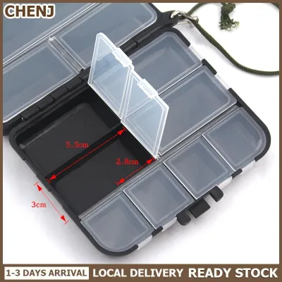 CHENJ Local Delivery Hộp đựng đồ câu cá nhỏ Hộp đựng đồ câu cá Hộp đựng mồi câu cá hộp phụ kiện câu cá