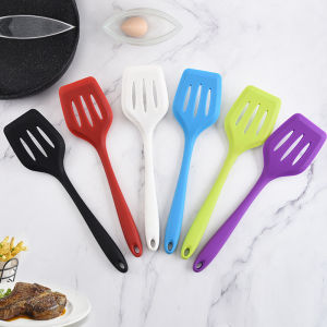 Spatula Tumis Bolong Silikon Tahan Panas Anti Leleh Anti Lengket /  Sutil Bolong Silikon Food Grade