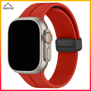 Silicone Strap for Smart Watch Ultra/Ultra 2 49 45 46mm 40 42 38 Series 12 11 10 9 8 7 6 5 4 3 for IWatch
