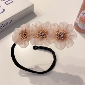 Kẹp Nơ Buộc Tóc Dụng Cụ Quấn Tạo Mẫu Cho Cô Nàng Lười Buộc Phụ Kiện Hàn Quốc Hình Hoa Búi Tóc Củ Tỏi
