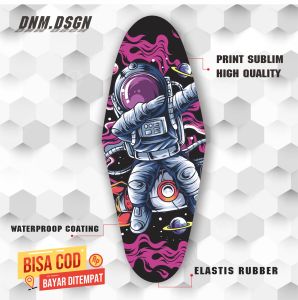 Sarung Cover Jok Full Printing Premium Pelindung Cover Bungkus Jok Motor Anti Air Anti Cakar Kucing Terlaris Motip Astronot