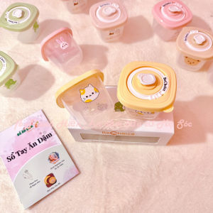 Set 2 hộp trữ đông Be Choice 120ml trữ đông đồ ăn dặm cho bé