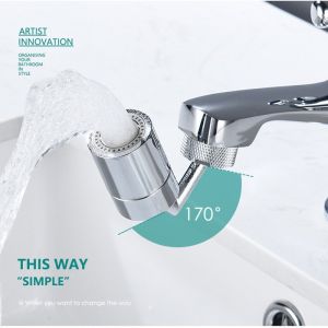 Bộ tạo bọt khí bằng đồng 2 chức năng xoay 360 - 720 độ tăng áp