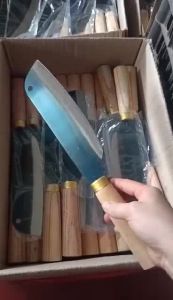 Dao Chuyên Thái Thịt Rau Củ-Thép Lưỡi Cưa Xanh (Nhật) Siêu Sắc