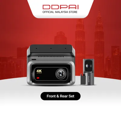 [3-CHL] DDPAI Z60 / Z60T 4K UHD 3-Channel (Front + Rear + Interior) Super Capacitor GPS Dash Cam with Infrared Night Vision for E-hailing Grab