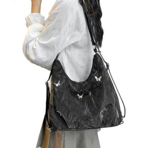 Large Capacity Convertible Backpacks For Commuting With Multiple Compartments Practical PU Ergonomic Design For Work Travel