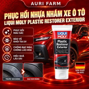 Phục hồi nhựa nhám Liqui Moly chai phục hồi nhựa đenlàm mới dưỡng nhựaphục hồi nhựa ô tô xe máy