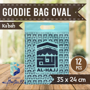 (12 pcs) Tas Souvenir Kabah Ukuran Besar /Goodie Bag Oleh Oleh Haji Umroh /Souvenir Haji
