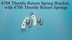 12Pcs 59207 Throttle Return Springs with 2Pcs 4708 Bracket